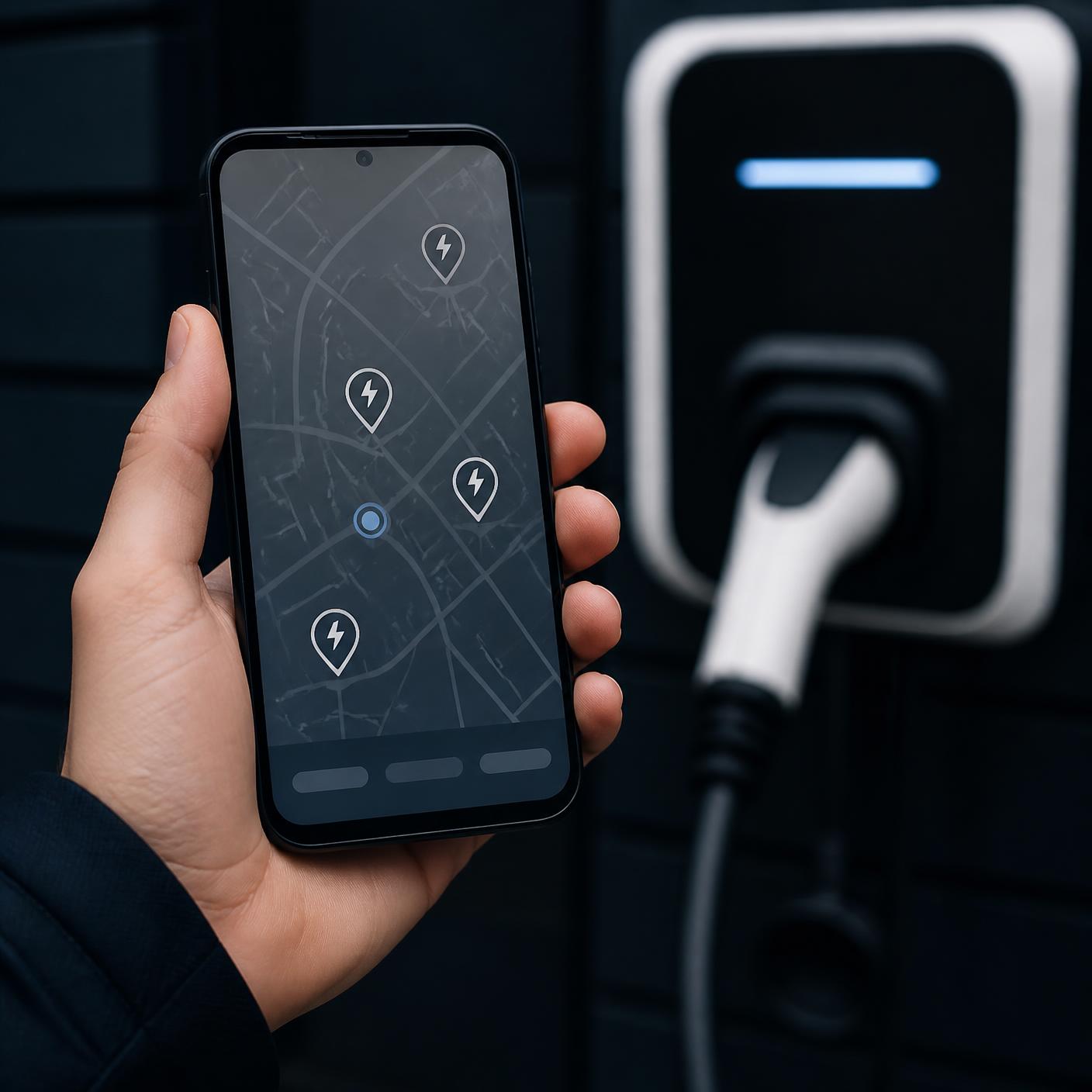 Mobilna aplikacija eFrend charge z zemljevidom polnilnic